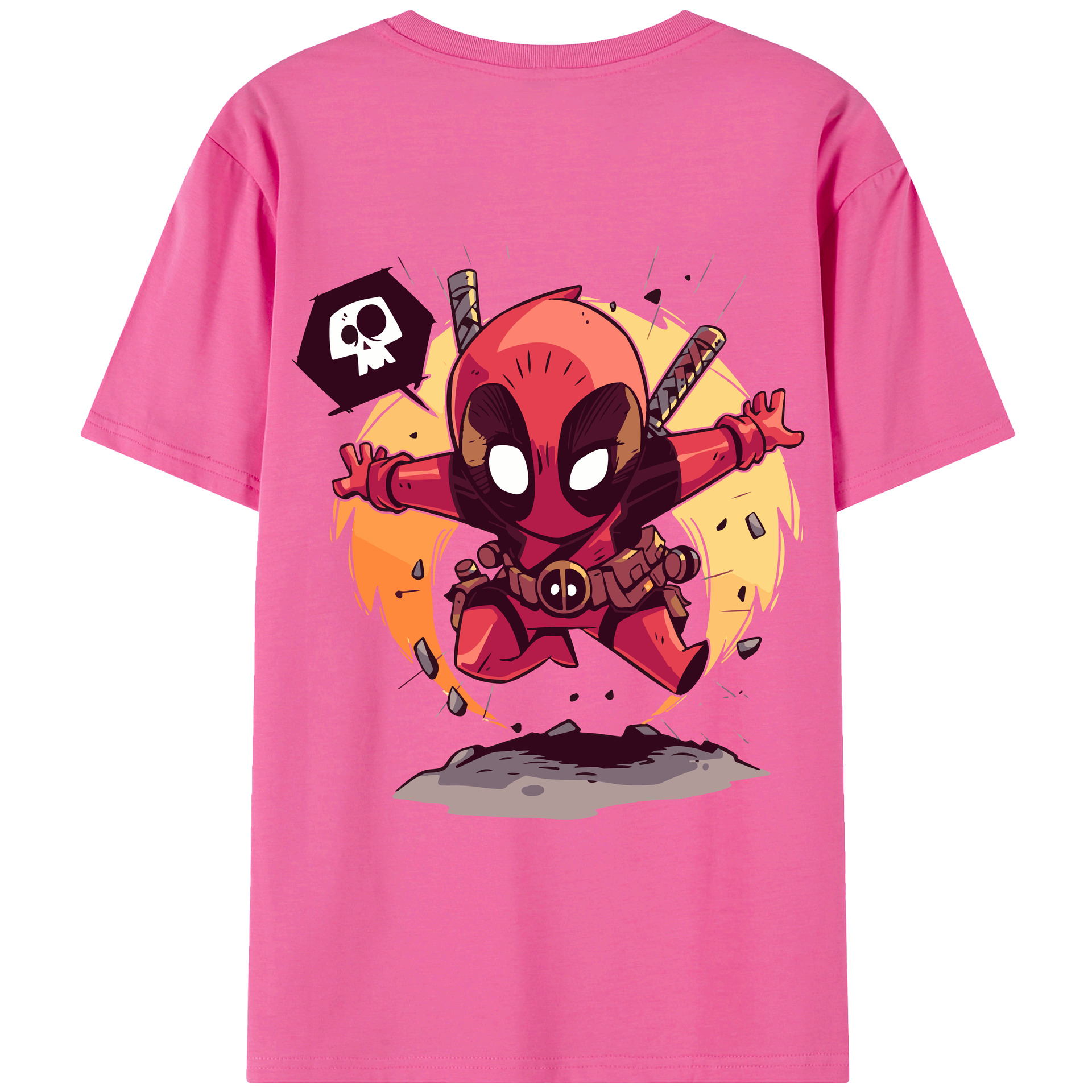 （画像用） アベンジャーズ The Avengers レディース半袖Tシャツ(バックプリント)